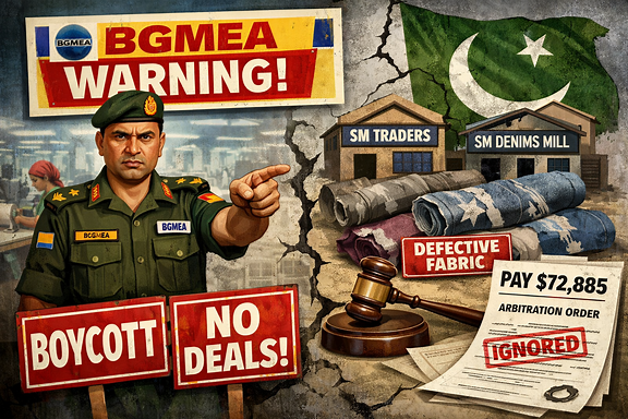 BGMEA cautions members against two Pakistani fabric suppliers