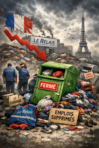 Textile recycling crisis: Le Relais eliminates 60 jobs and cuts 15,000 tonnes of clothing collection