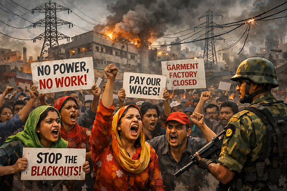 Bangladesh’s main industry is battered by blackouts and rising costs