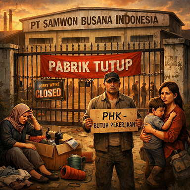 PT Samwon Busana Indonesia  closes, 670 jobs at risk