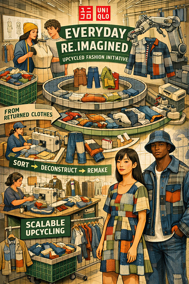 Uniqlo reimagines returned clothing in scalable upcycling initiative