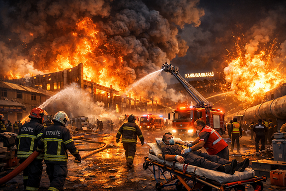 Fire breaks out at textile factory in Kahramanmaraş