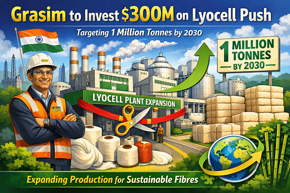 Grasim to invest $300m on lyocell push