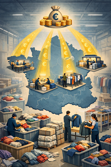 France focuses on the second-hand market: Coleo receives 200,000 euros from the textile scrap market Refashion