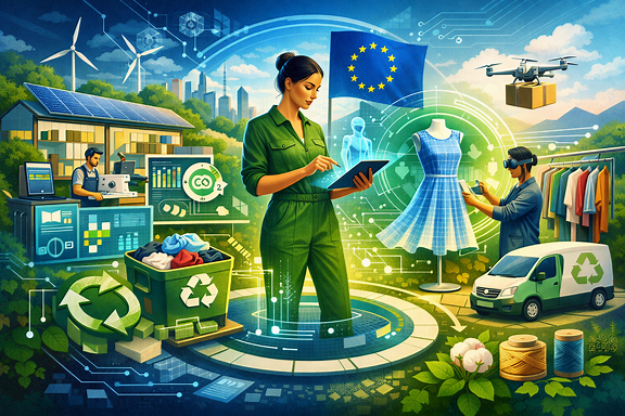 How can fashion sector contribute to Europe’s climate goals with the support of digitalisation?