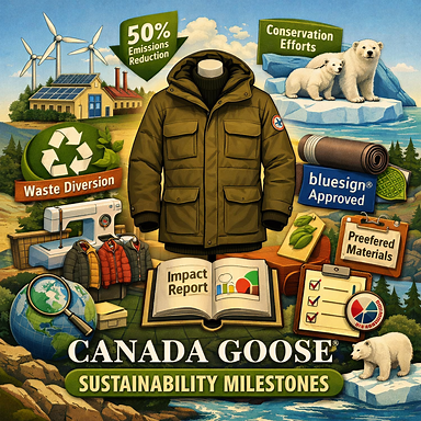 Canada Goose marks 50% reduction in operational emissions as it sets the course for its next sustainability chapter