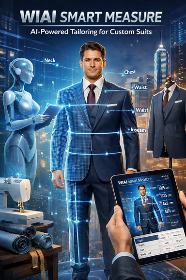 WIAI launches AI-powered smart measure tool for custom suits worldwide