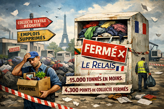 French recycler slashes textile collections