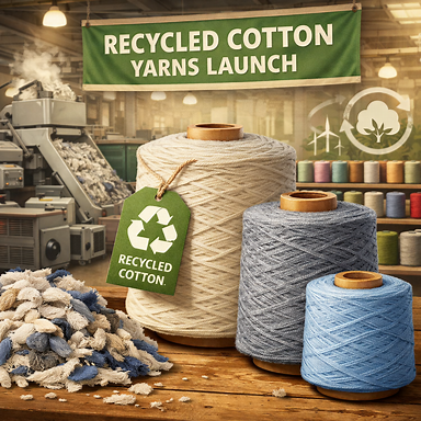 Recover launches recycled cotton yarns