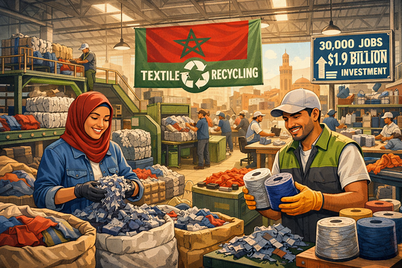 Waste recycling could generate more than 30,000 jobs and $1.9 billion in investment in Morocco, according to the IFC