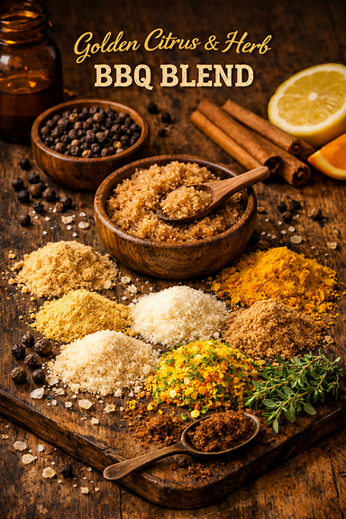 Golden Citrus and Herb BBQ Blend