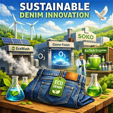 Soko introduces sustainable denim finishing technologies