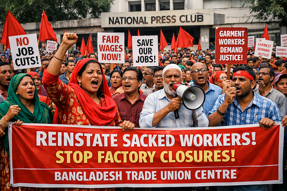 Stop job cuts in garment, other factories: labour leaders