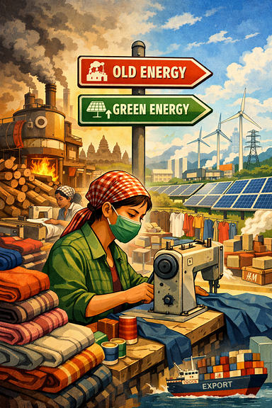 Cambodia at the energy test: the textile industry confronts its green transition