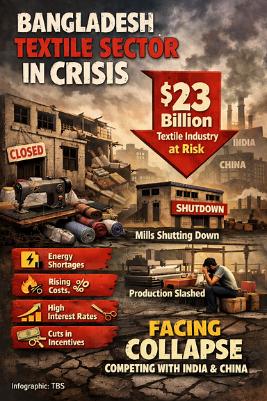 Is Bangladesh's $23b textile sector edging towards collapse?