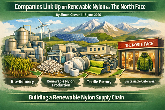 Companies link up on renewable nylon for The North Face