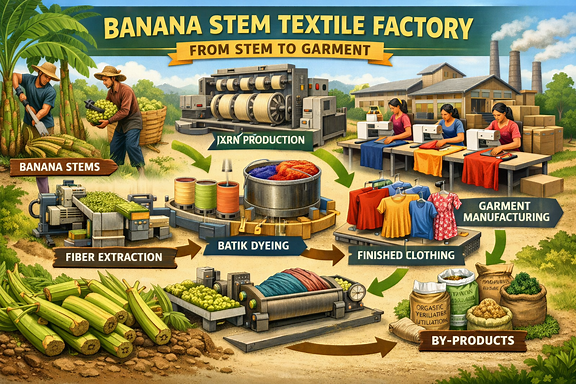 'We are building a factory that turns banana stems into garments,' says Deputy Minister