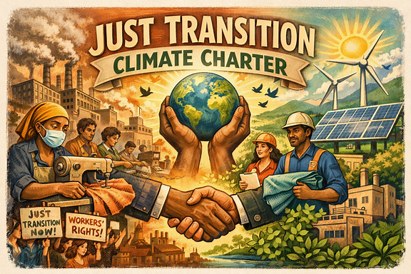Letter: Formal request to fashion industry charter for climate action to incorporate fair and just energy transition