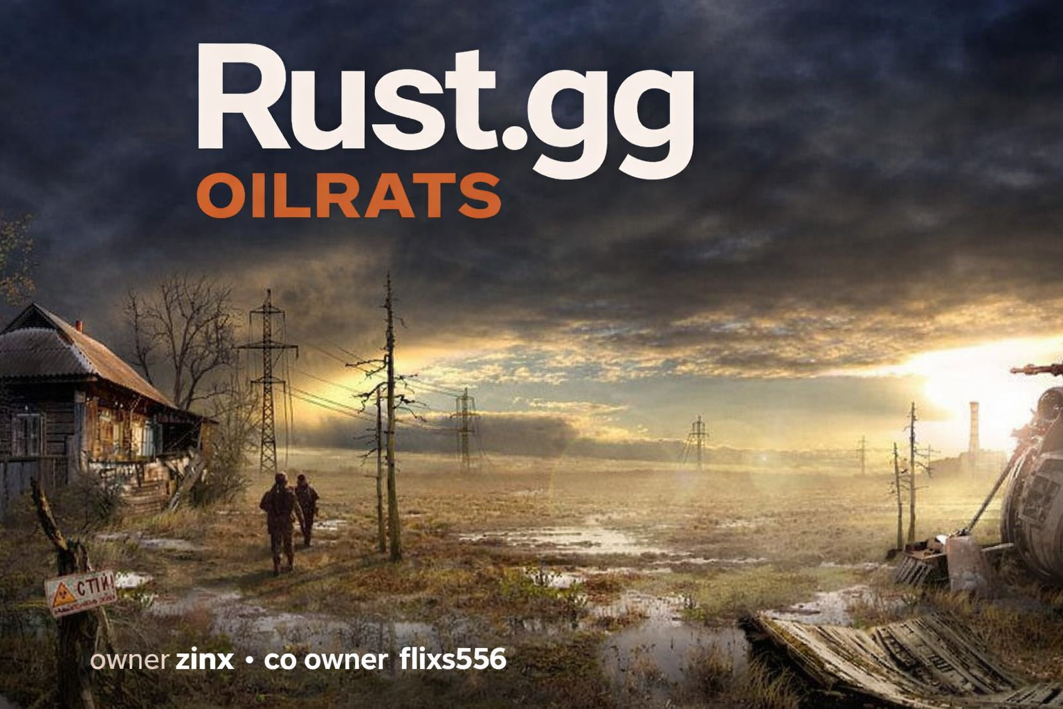Баннер сервера Rust.gg OilRats