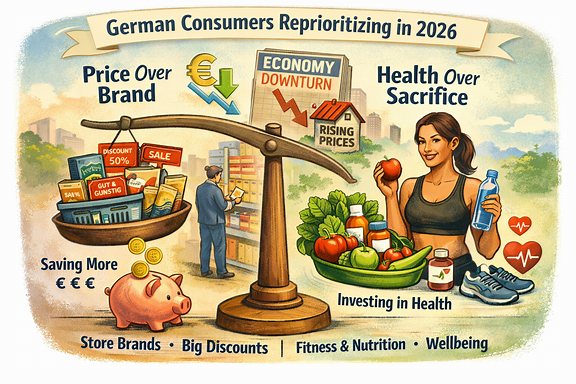 German consumers are prioritizing differently: price trumps brand, health trumps sacrifice