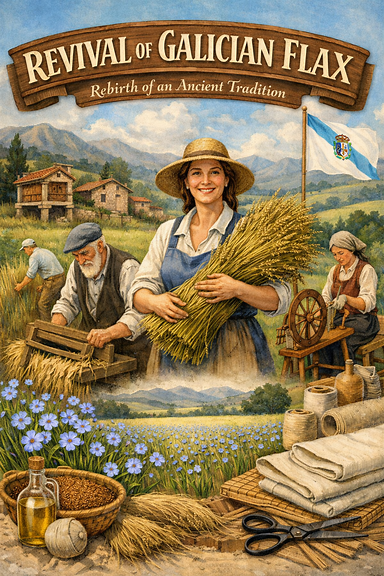 Galician initiative for flax: 1 million over three years to generate 70 million in value
