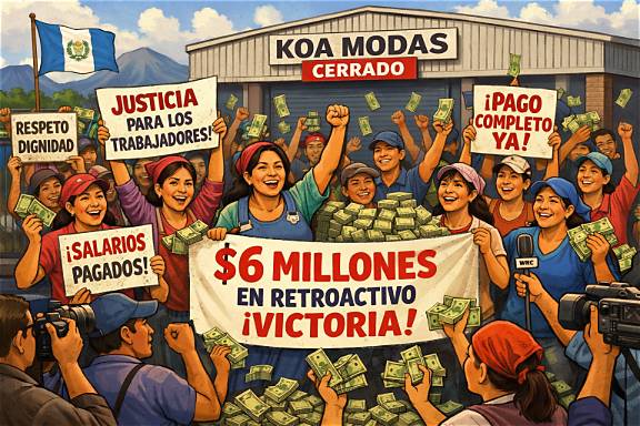 WRC works with leading target supplier to secure close to $6 million in back pay for garment workers in Guatemala