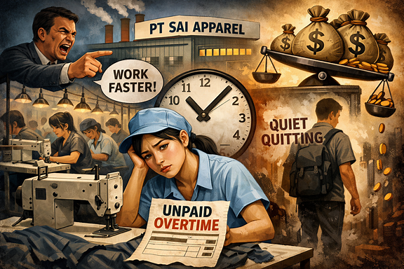 PT Sai Apparel's overtime wage violations and the threat of quiet quitting in the generation Z era