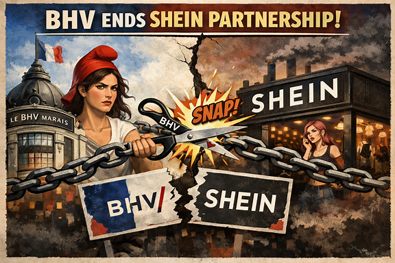 France’s BHV ends divisive partnership with Shein after backlash