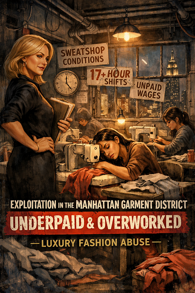 Manhattan DA claims fashion designer ran 'sweatshop' in midtown studio