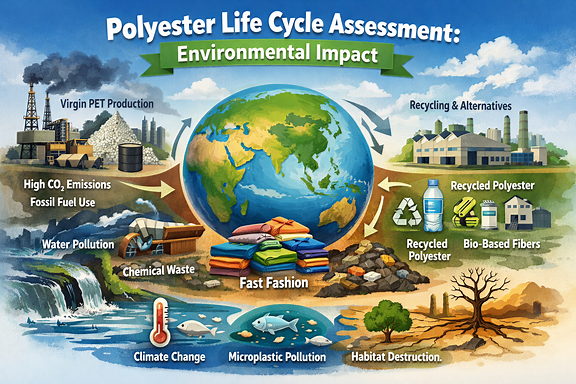 Textile Exchange releases new Life Cycle Assessment study to increase understanding of polyester’s environmental impact