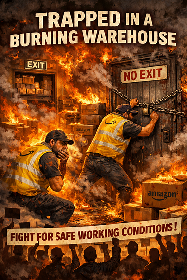 Amazon workers are dying for lack of a fire exit. It is time to bargain