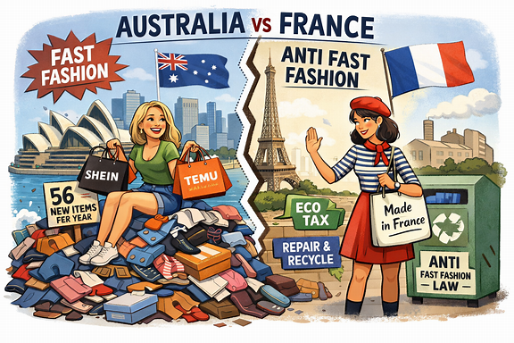 Australia is the world’s largest consumer of new clothes - are France’s new ultra fast fashion laws the answer?