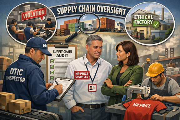 Mr Price Group commits to greater supply chain transparency after Newcastle factory compliance findings