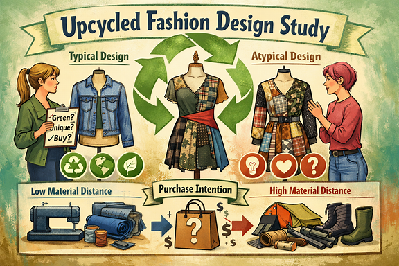 Strategic design choices in upcycled fashion: effects of design typicality and material domain distance on sustainable consumption