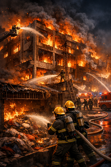 Major fire guts Ludhiana garment unit; flames rage for over 12 hours