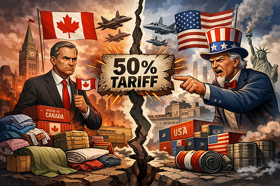 Canada vows action after US slaps 50% tariff on apparel and other goods