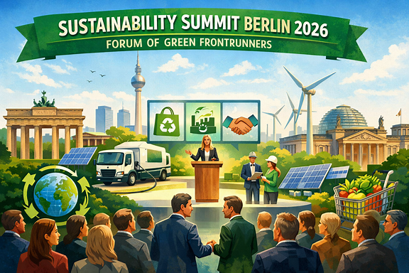 Sustainability Summit in Berlin: The forum of green frontrunners