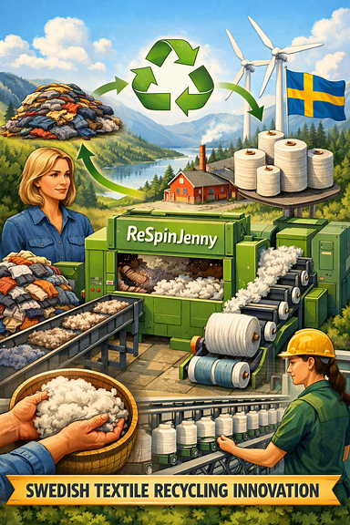 TMAS welcomes ReSpin as Swedish textile recycling accelerates
