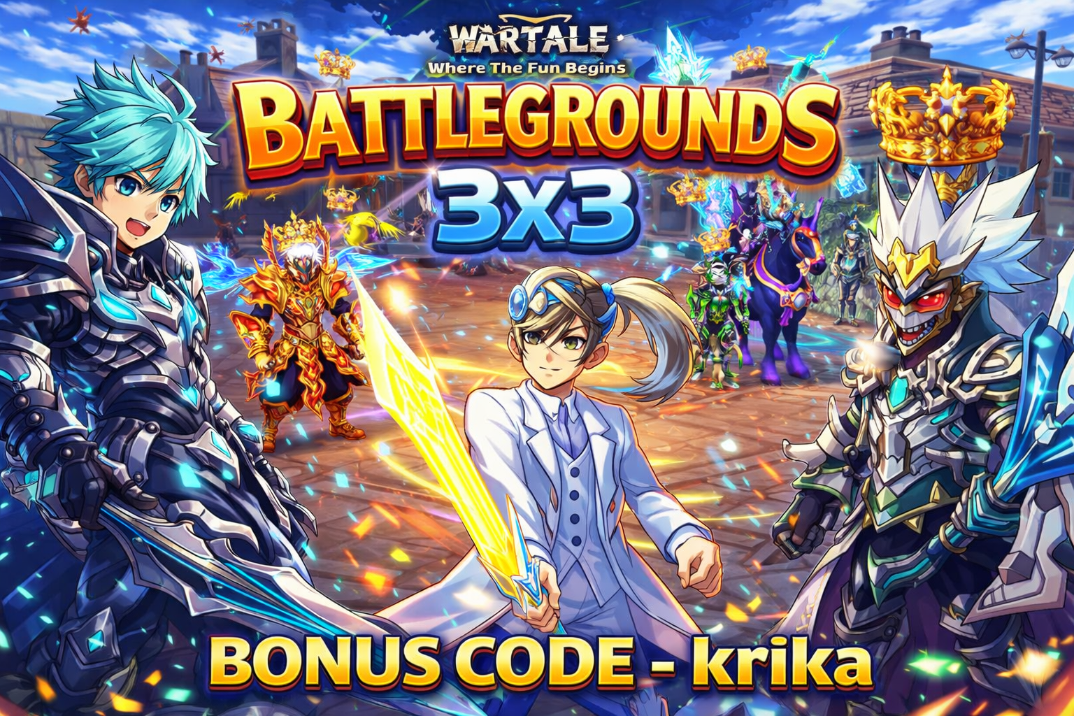 Wartale Battlegrounds anime style