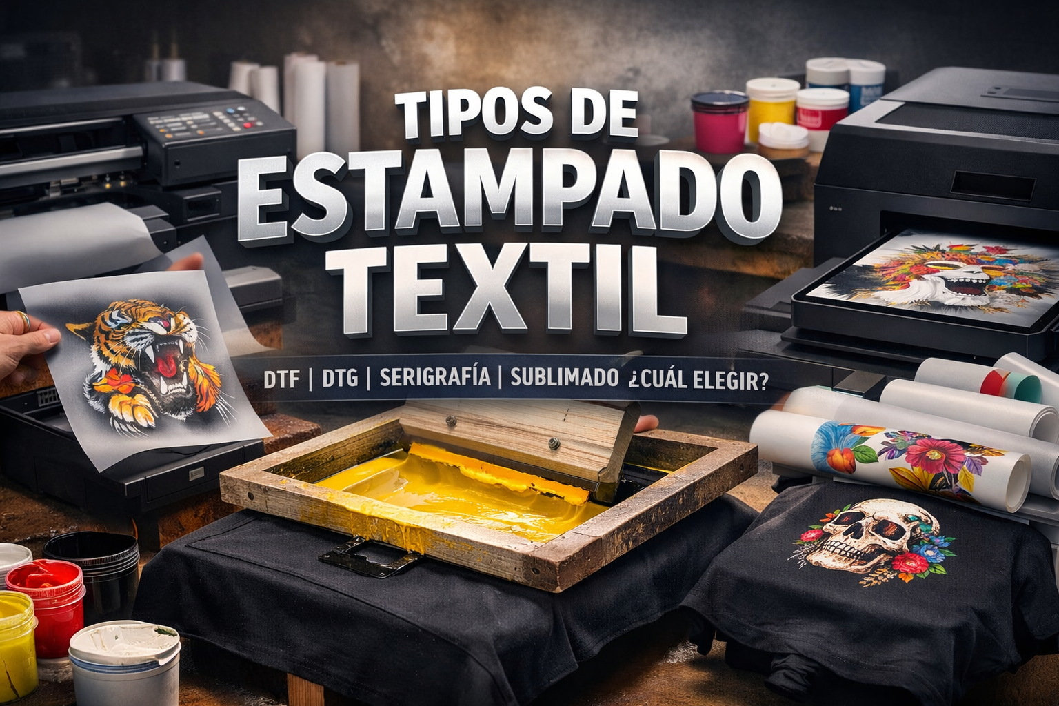 Portada estampado textil
