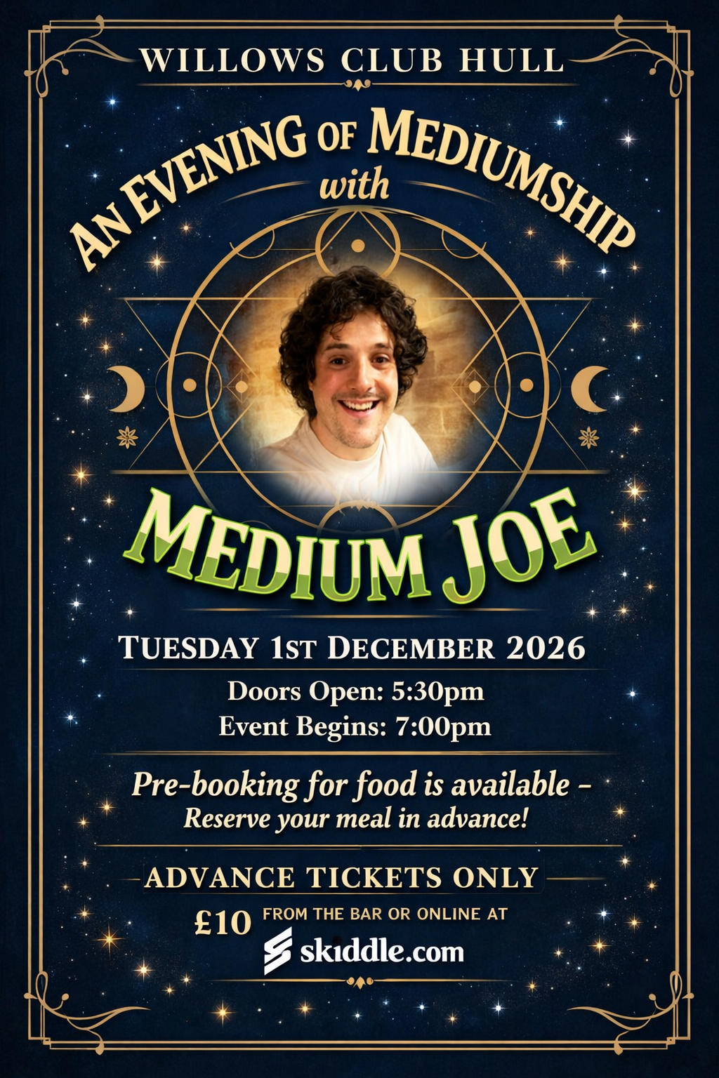 Mediumship event poster