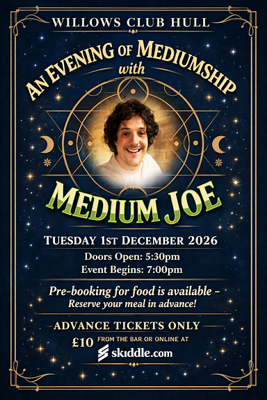 Mediumship event poster