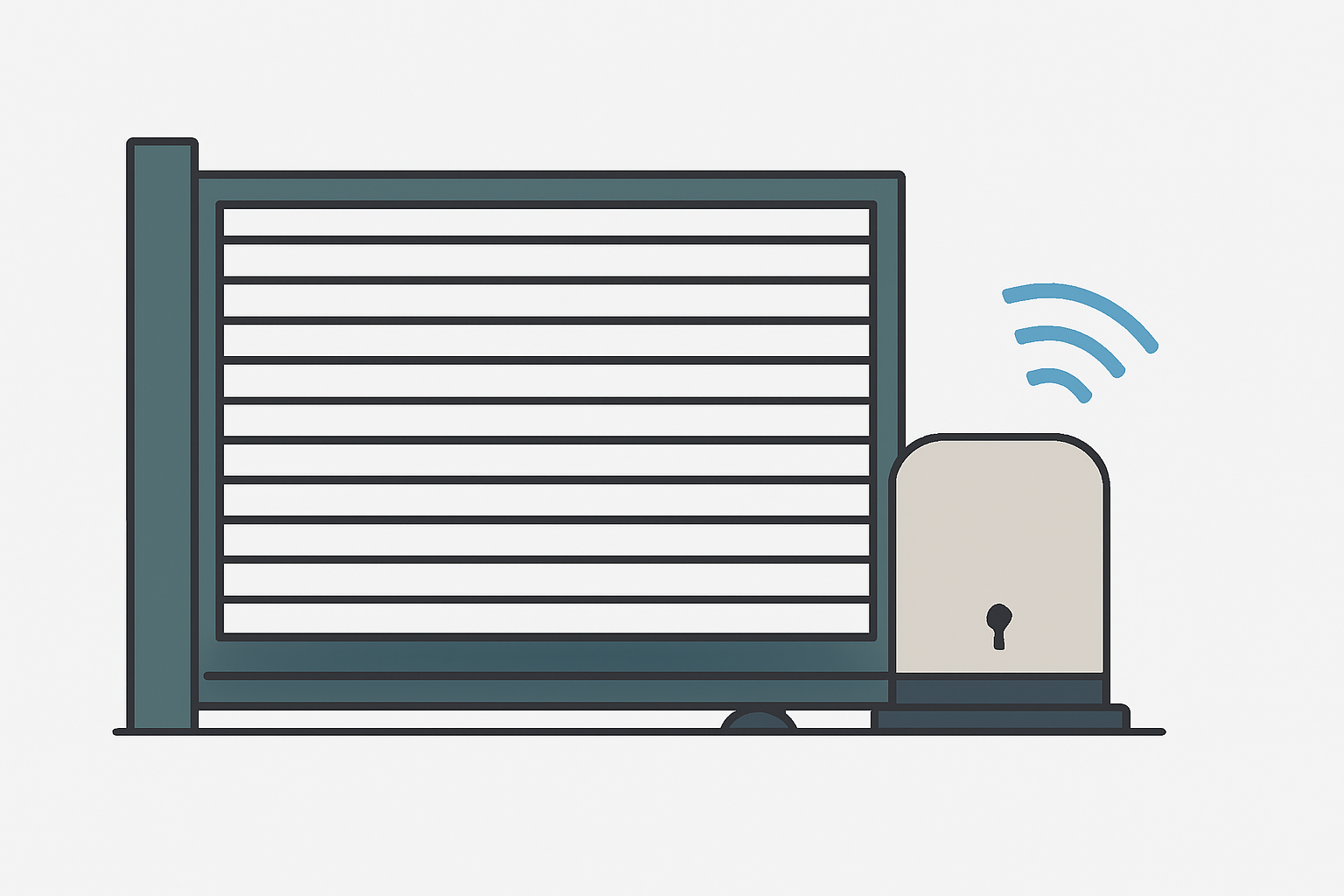 نصاب درب اتوماتیک ریلی در تهران