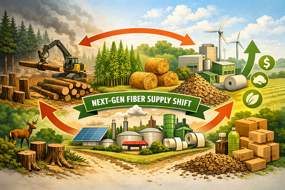 Next-gen fiber solutions emerge as forest supplies tighten