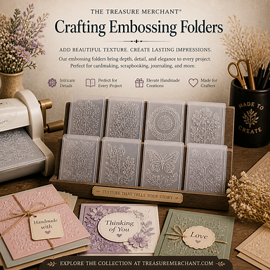 embossing folder crafting display