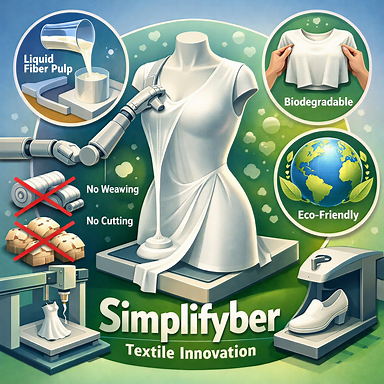 Simplifyber reduces textile and apparel manufacturing to a single step