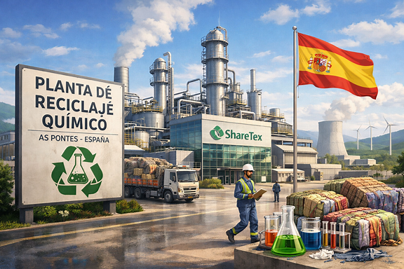 First chemical recycling plant in Spain in 2027: ShareTex opens subsidiary in As Pontes