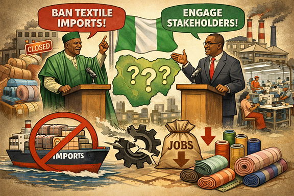 Nigerian manufacturers caution on hasty ban on textile imports