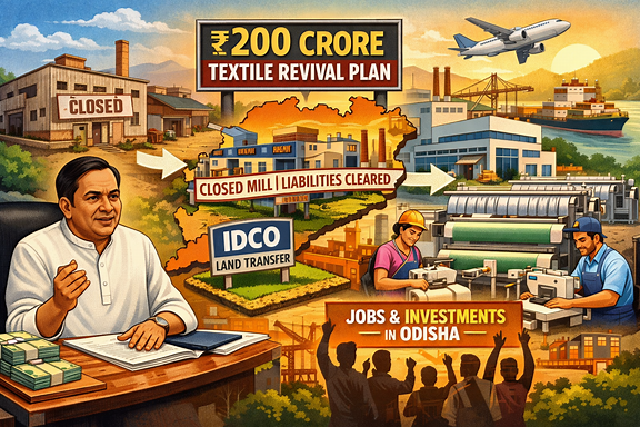 Odisha approves ₹200 cr plan to repay closed textile units' liabilities