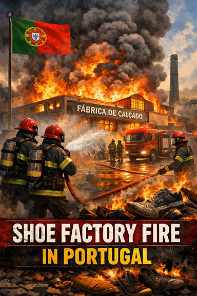 Fire at shoe factory in Portugal extinguished